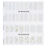Mavenir  Nail Sticker (White) - # Silver Wedding Ring Nail   32pcs