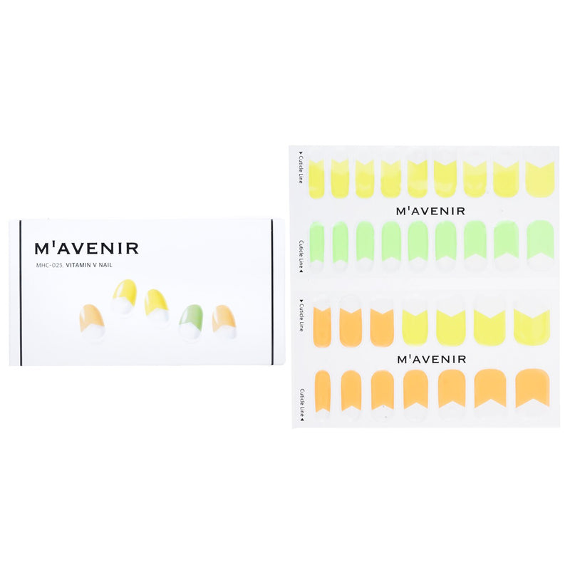 Mavenir  Nail Sticker (Assorted Colour) - # Vitamin V Nail   32pcs