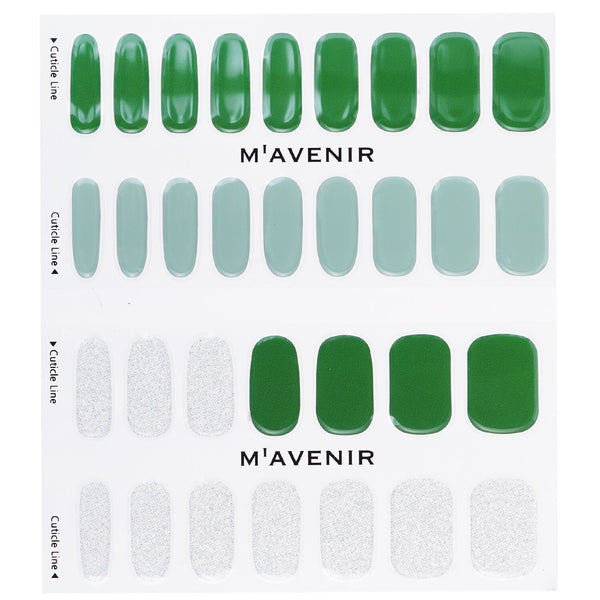 Mavenir  Nail Sticker (Green) - # Brillante Deep Green Nail   32pcs