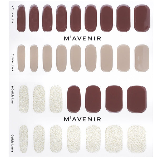 Mavenir  Nail Sticker (Assorted Colour) - # Brillante Sepia Nail   32pcs