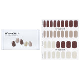 Mavenir  Nail Sticker (Assorted Colour) - # Brillante Sepia Nail   32pcs