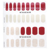 Mavenir  Nail Sticker (Red) - # Brillante Burgundy Nail   32pcs