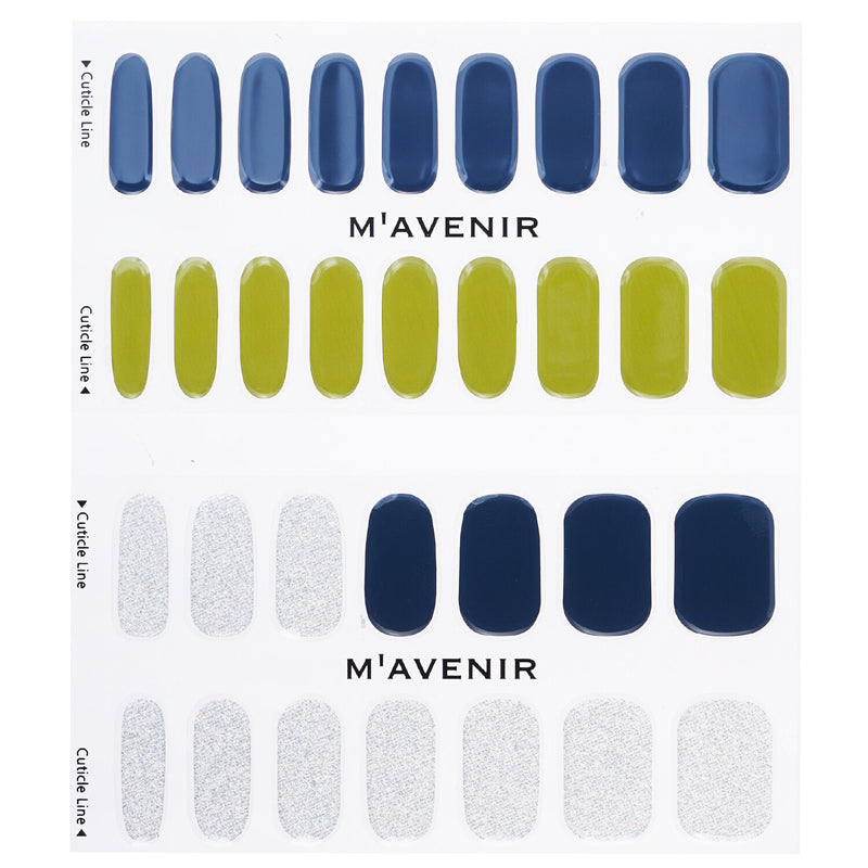 Mavenir  Nail Sticker (Blue) - # Brillante Forest Nignt Nail   32pcs