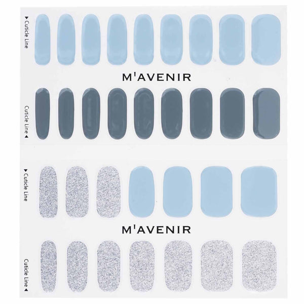 Mavenir  Nail Sticker (Blue) - # Brillante Rainy Blue Nail   32pcs