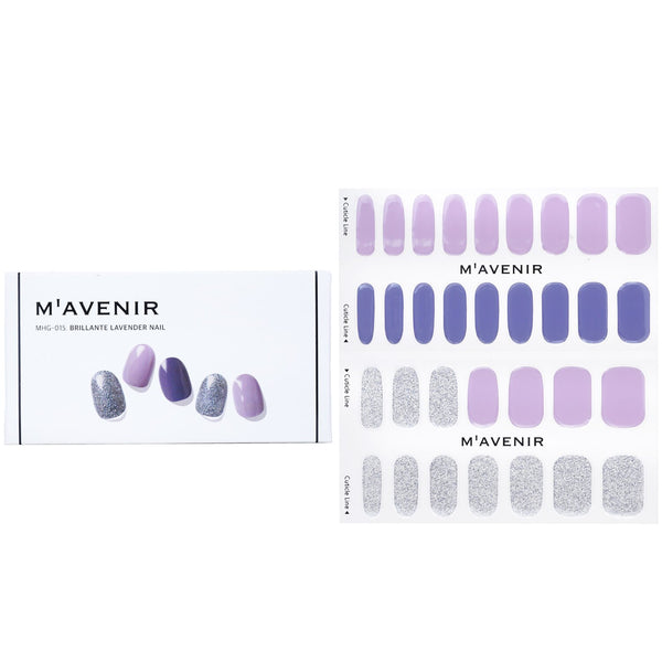 Mavenir  Nail Sticker (Purple) - # Brillante Lavender Nail   32pcs