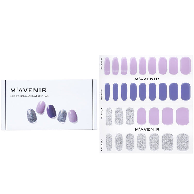 Mavenir  Nail Sticker (Purple) - # Brillante Lavender Nail   32pcs