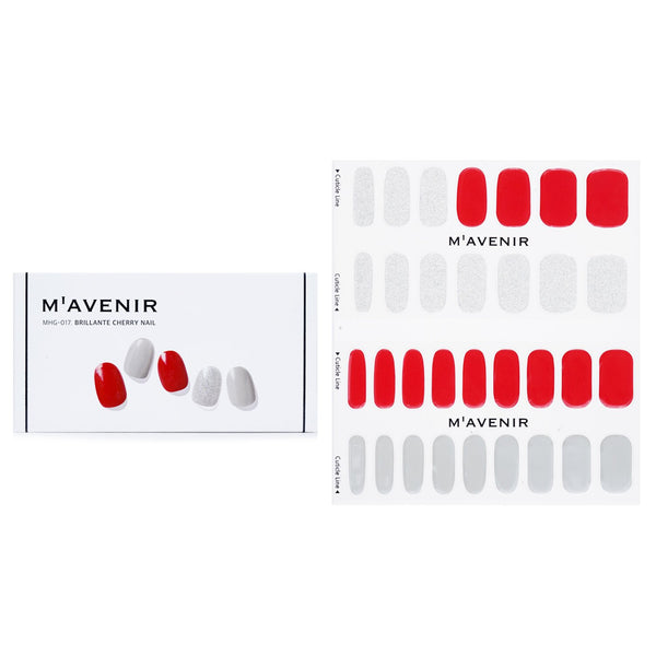 Mavenir  Nail Sticker (Red) - # Brillante Cherry Nail   32pcs