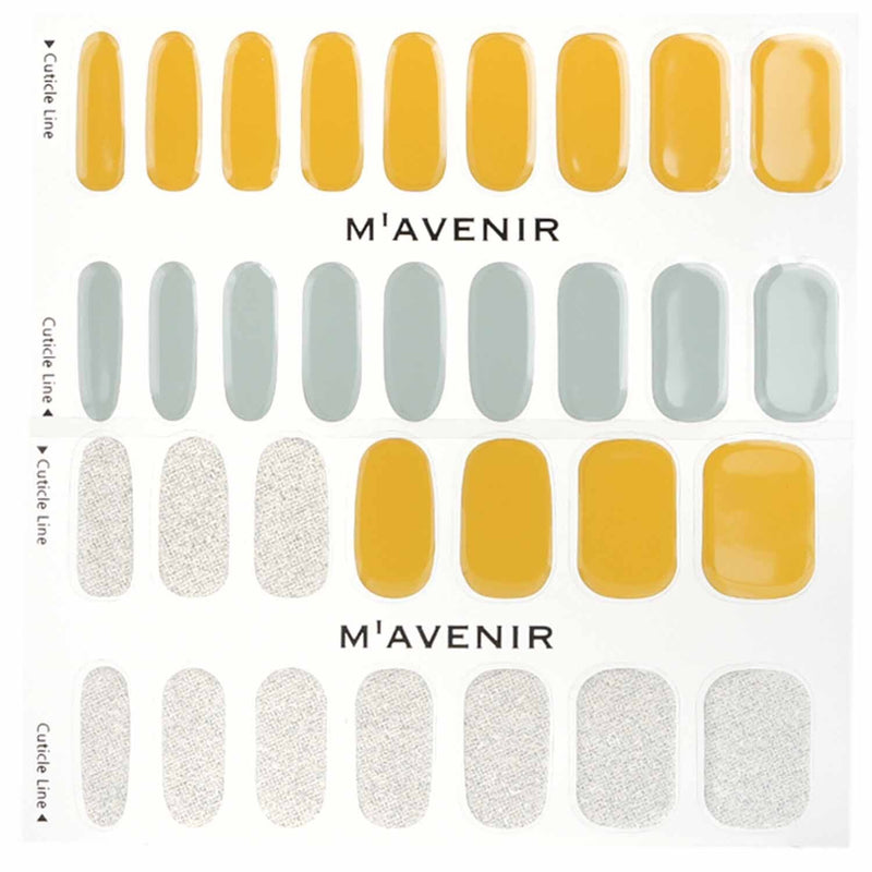 Mavenir  Nail Sticker (Yellow) - # Brillante Pumpkin Nail   32pcs