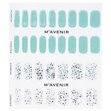 Mavenir  Nail Sticker (Blue) - # Splinkle With Tinted Green Nail   32pcs