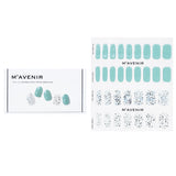 Mavenir  Nail Sticker (Blue) - # Splinkle With Tinted Green Nail   32pcs