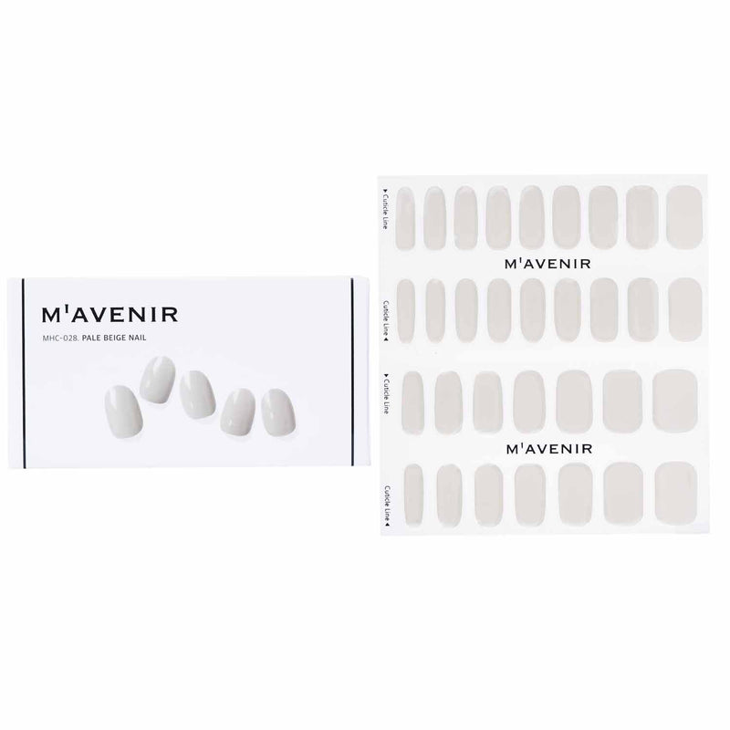 Mavenir  Nail Sticker (White) - # Pale Beige Nail   32pcs