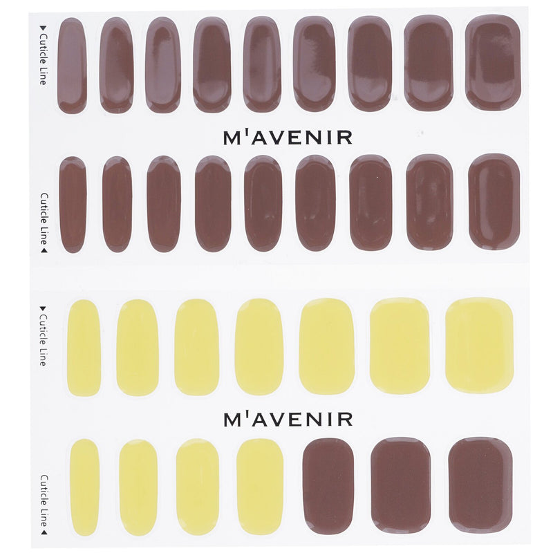 Mavenir  Nail Sticker (Assorted Colour) - # Wholegrain Mustard Matt Nail   32pcs