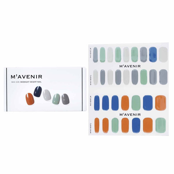 Mavenir  Nail Sticker (Assorted Colour) - # Midnight Desert Nail   32pcs