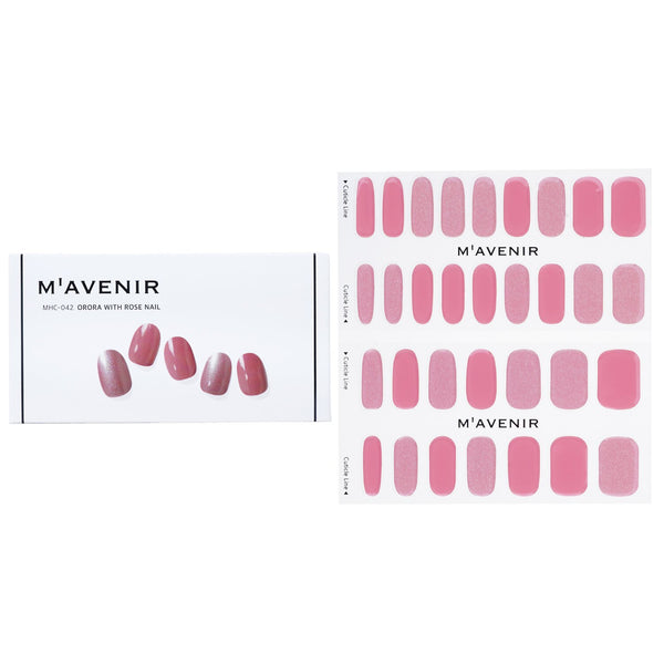 Mavenir  Nail Sticker (Pink) - # Orora With Rose Nail   32pcs