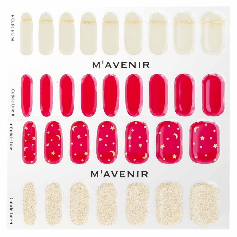 Mavenir  Nail Sticker (Red) - # Sweet Dream Wine Nail   32pcs