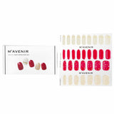 Mavenir  Nail Sticker (Red) - # Sweet Dream Wine Nail   32pcs