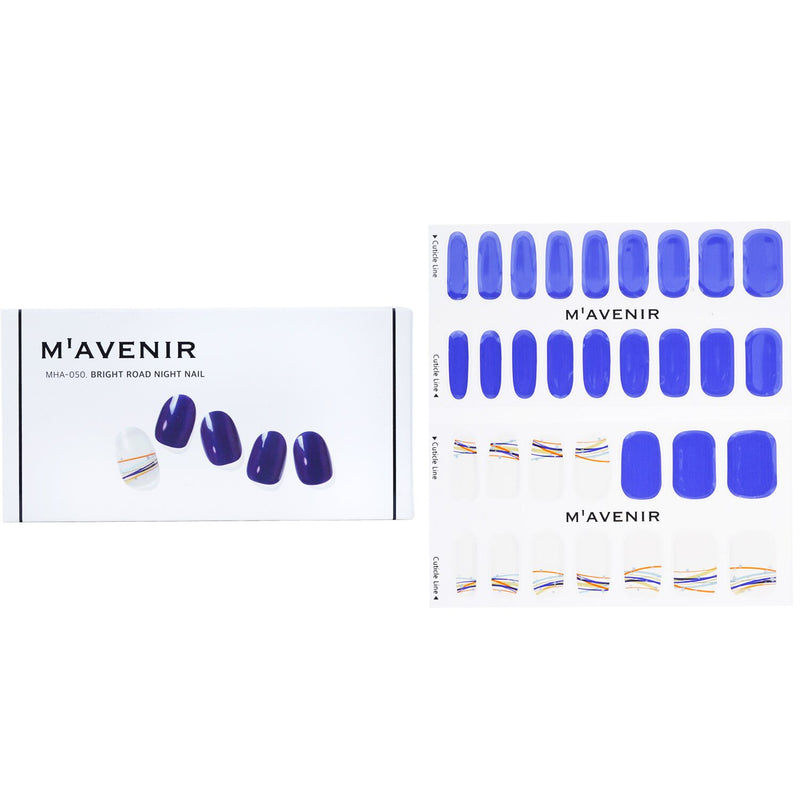 Mavenir  Nail Sticker (Blue) - # Bright Road Night Nail   32pcs