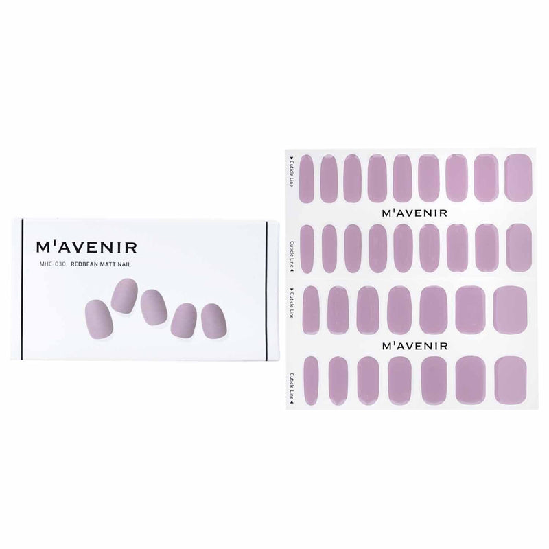 Mavenir  Nail Sticker (Purple) - # Redbean Matt Nail   32pcs