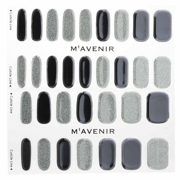 Mavenir  Nail Sticker (Assorted Colour) - # Orora With Black Nail   32pcs