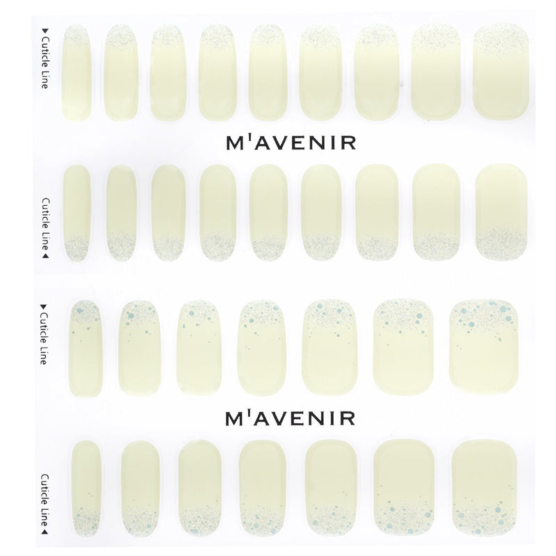 Mavenir  Nail Sticker (White) - # Lemon Cream Fiesta Nail   32pcs