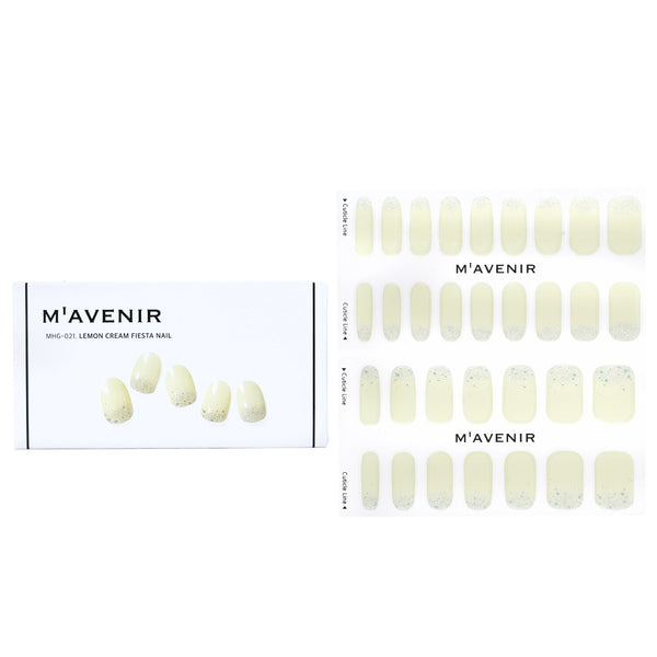 Mavenir  Nail Sticker (White) - # Lemon Cream Fiesta Nail   32pcs