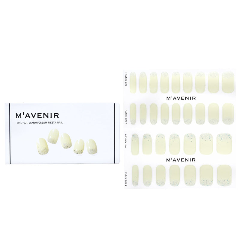 Mavenir  Nail Sticker (White) - # Lemon Cream Fiesta Nail   32pcs
