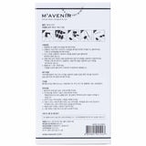 Mavenir  Nail Sticker (White) - # Black Shepherd Check Nail   32pcs