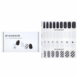 Mavenir  Nail Sticker (White) - # Black Shepherd Check Nail   32pcs