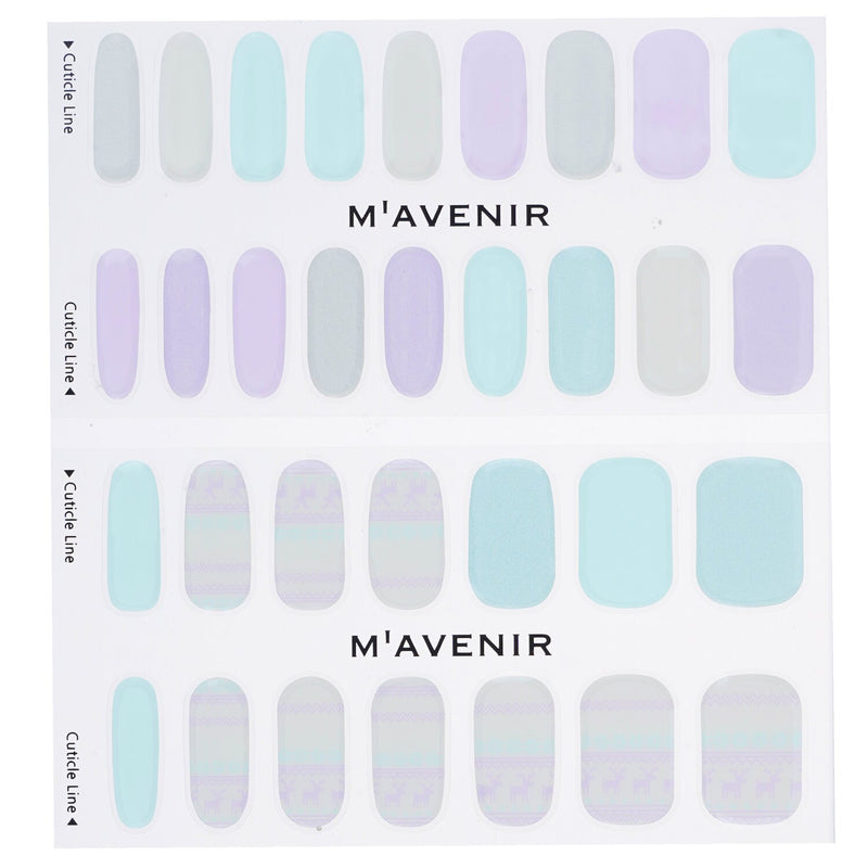 Mavenir  Nail Sticker (Assorted Colour) - # Pastel Deer Knit Nail   32pcs
