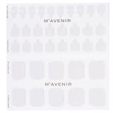 Mavenir  Nail Sticker (White) - # Classic Crema Pedi   36pcs