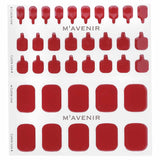 Mavenir  Nail Sticker (Red) - # Glass Of Wine Pedi   36pcs