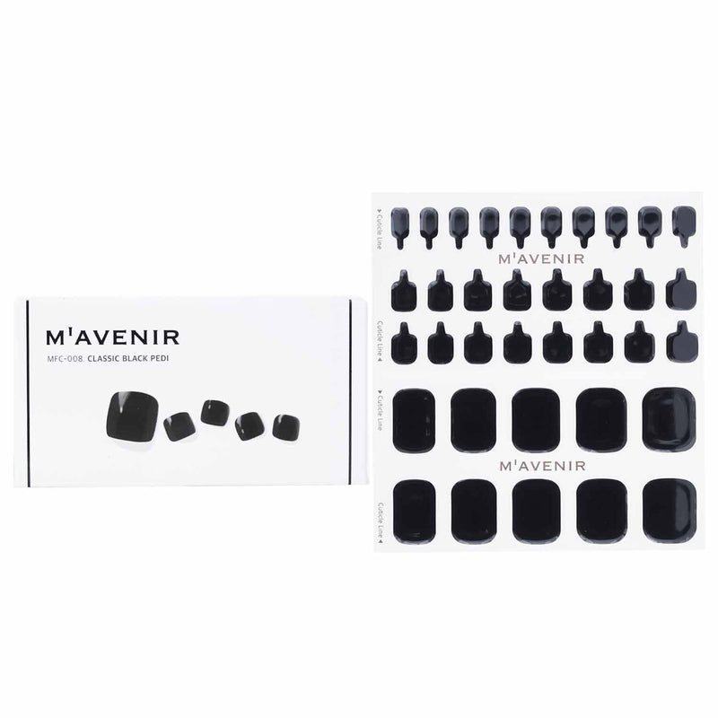 Mavenir  Nail Sticker (Black) - # Classic Black Pedi   36pcs
