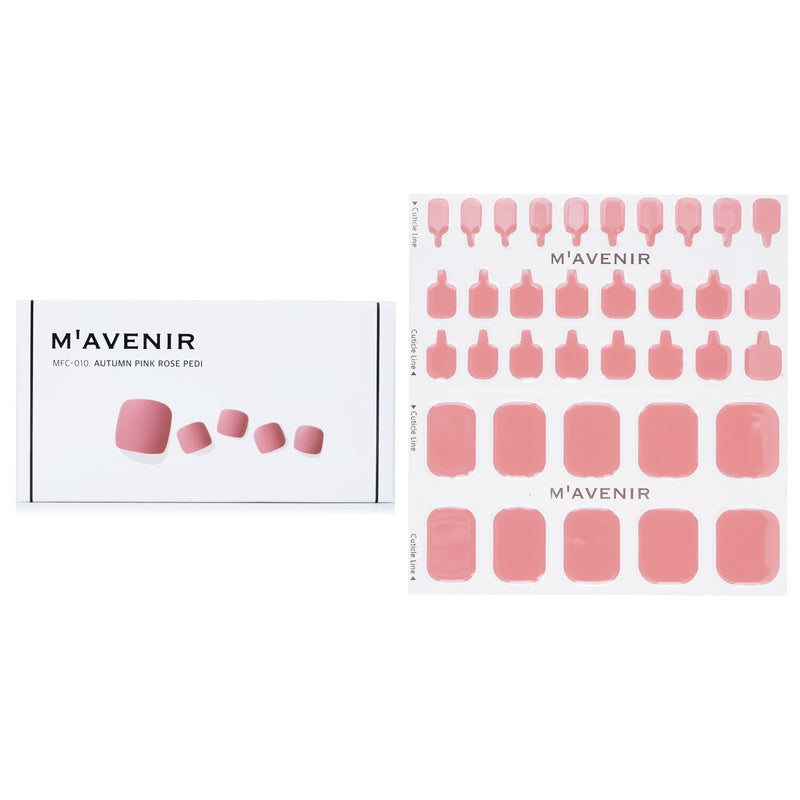 Mavenir  Nail Sticker (Pink) - # Autumn Pink Rose Pedi   36pcs