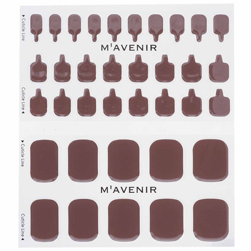 Mavenir  Nail Sticker (Brown) - # Cocoa Time Pedi   36pcs