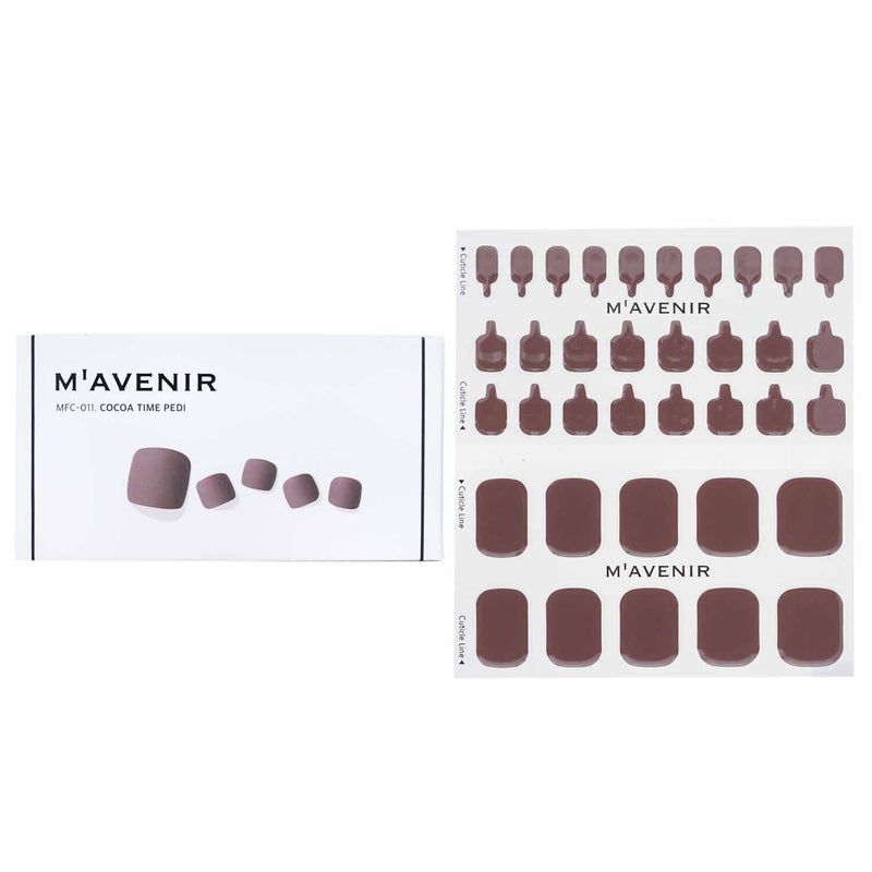 Mavenir  Nail Sticker (Brown) - # Cocoa Time Pedi   36pcs