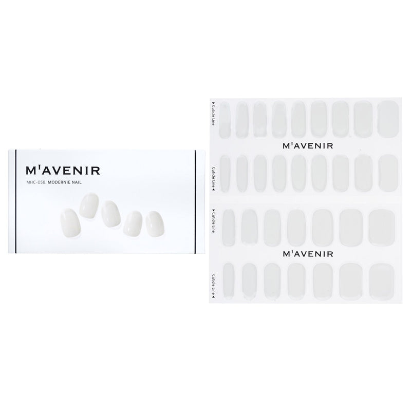 Mavenir  Nail Sticker (White) - # Modernie Nail   32pcs