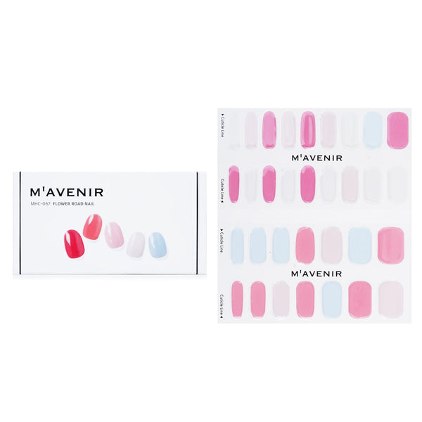 Mavenir  Nail Sticker (Assorted Colour) - # Flower Road Nail   32pcs