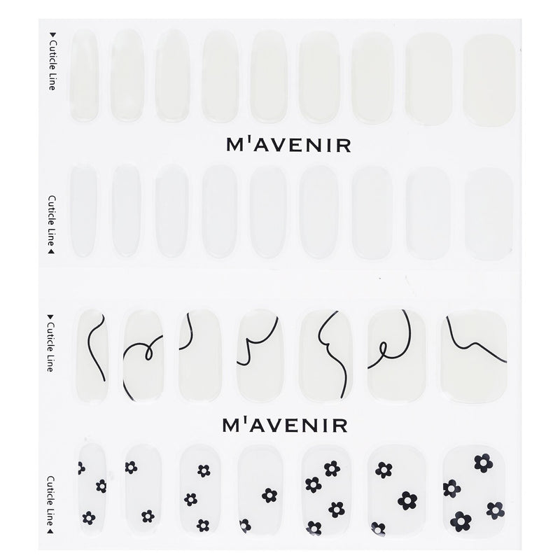Mavenir  Nail Sticker (White) - # Mellow Nail   32pcs