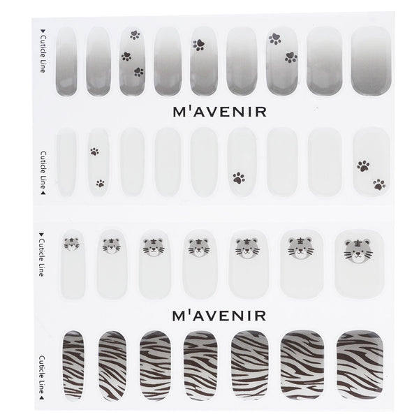 Mavenir  Nail Sticker (Patterned) - # Tiger Punch Nail   32pcs