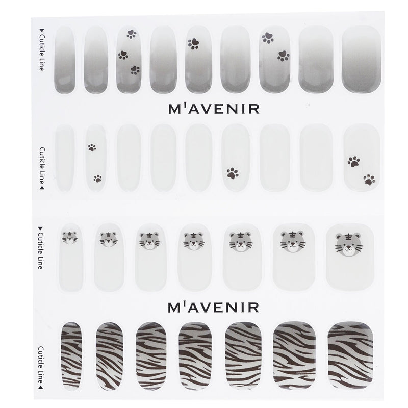 Mavenir  Nail Sticker (Patterned) - # Tiger Punch Nail   32pcs