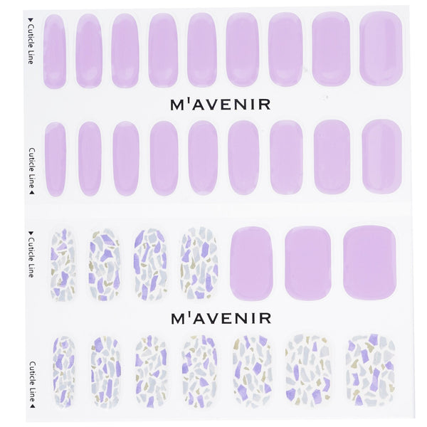 Mavenir  Nail Sticker (Purple) - # Amethyst Shell Nail   32pcs