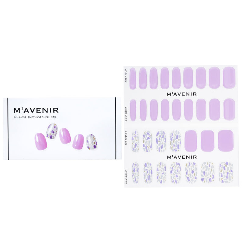 Mavenir  Nail Sticker (Purple) - # Amethyst Shell Nail   32pcs