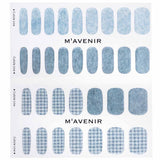 Mavenir  Nail Sticker (Blue) - # Daily Knit Nail   32pcs