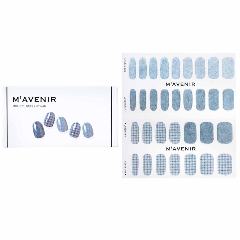 Mavenir  Nail Sticker (Blue) - # Daily Knit Nail   32pcs