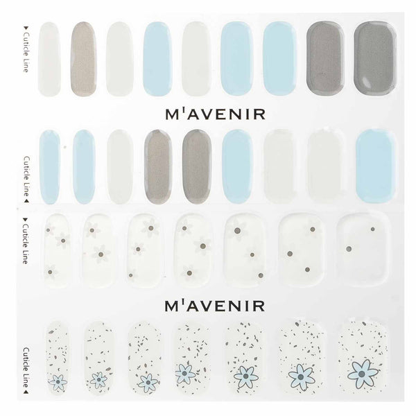 Mavenir  Nail Sticker (Assorted Colour) - # Falling Daisy Nail   32pcs