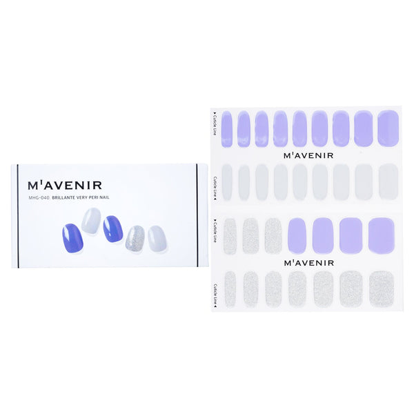 Mavenir  Nail Sticker (Purple) - # Brillante Very Peri Nail   32pcs