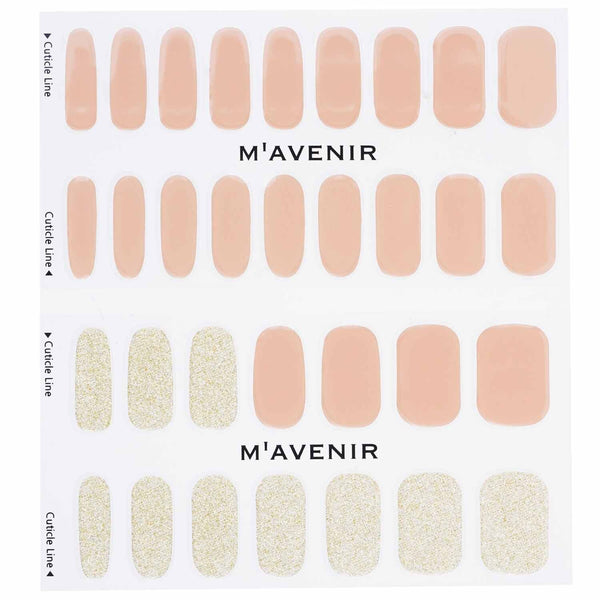Mavenir  Nail Sticker (Pink) - # Gold Beach Nail   32pcs