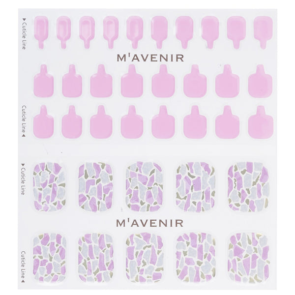 Mavenir  Nail Sticker (Pink) - # Tear Drop Nail   32pcs