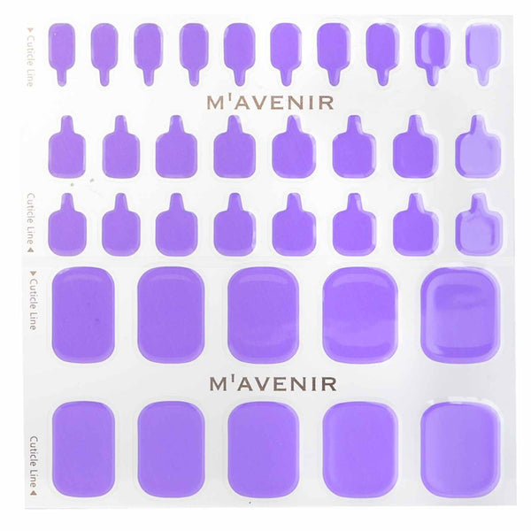 Mavenir  Nail Sticker (Purple) - # Dawn Pedi   36pcs