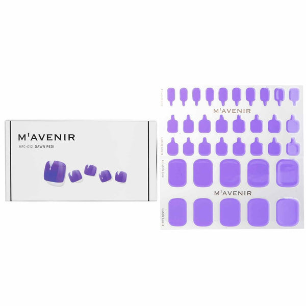 Mavenir  Nail Sticker (Purple) - # Dawn Pedi   36pcs